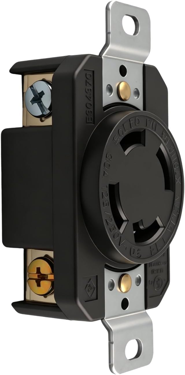 Receptáculo L14-30 para Leviton V-0-MAX negro