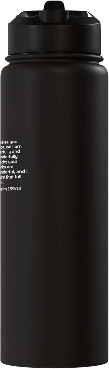 Botella de agua acero inoxidable aislada You Are Enough