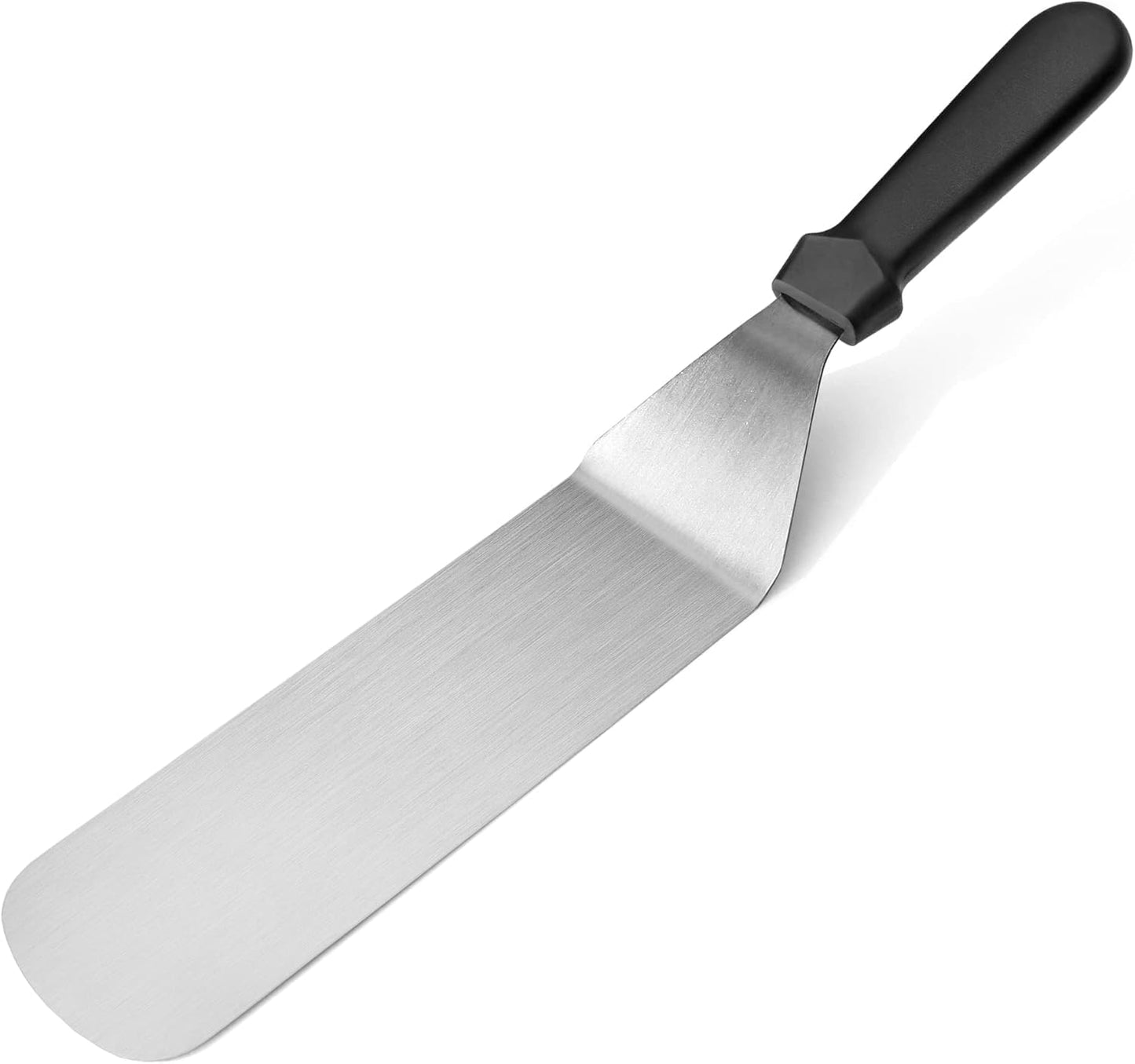 Espátula parrilla mango plástico flexible 36,8 cm negra