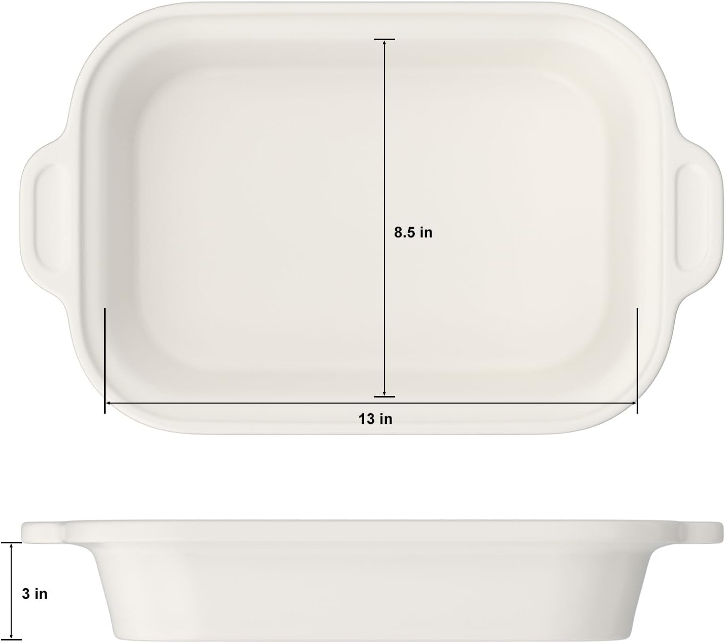 Cacerola 4qt con plato cerámica para hornear apta horno
