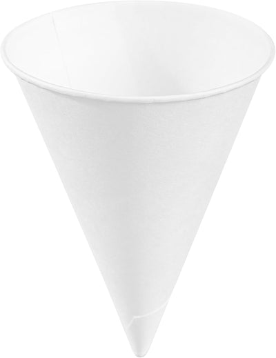 Copa de nieve papel 4.5oz pack 5000 unidades blanca para eventos