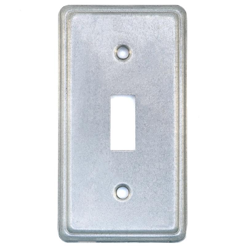 Cubierta acero inox para interruptor palanca 4x2pulg