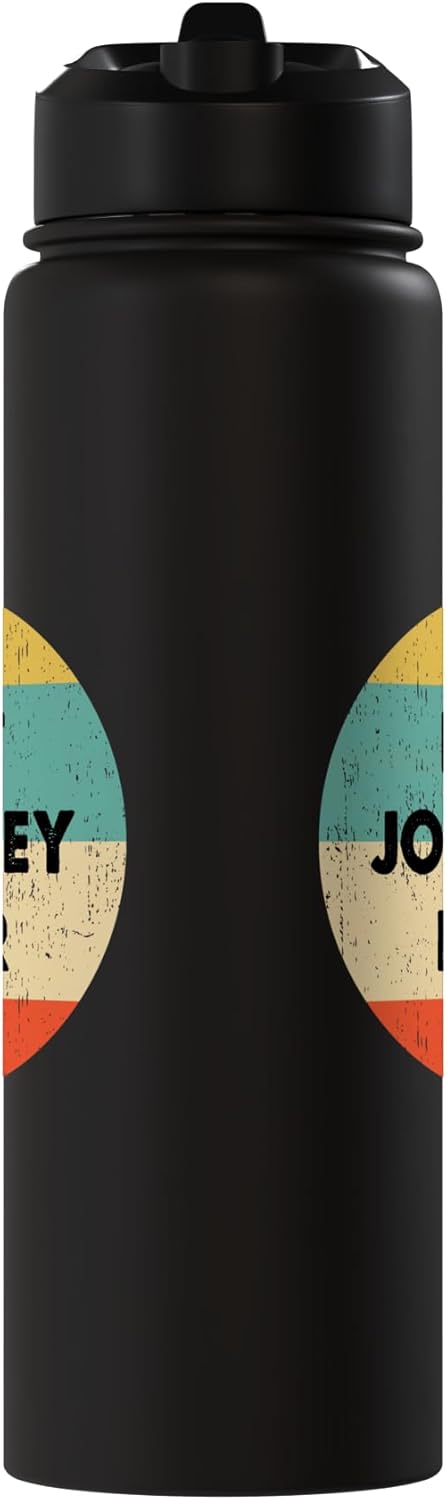 Botella de agua acero inoxidable aislada Journey Name