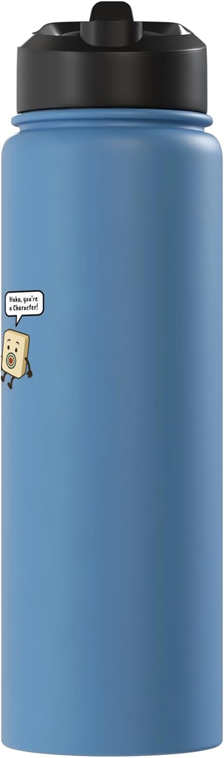 Bottella de agua aislada de acero inoxidable Mah-Jongg divertida