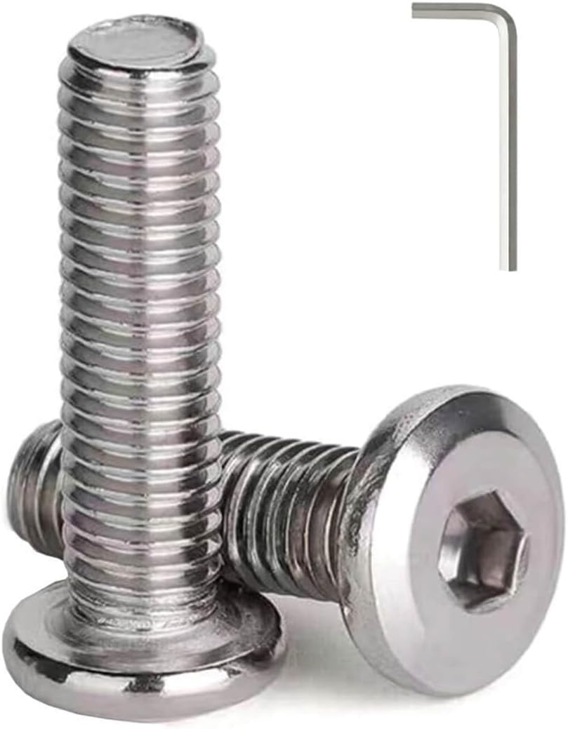 Tornillos M3 x 0.472pulg acero inox 304 set 50