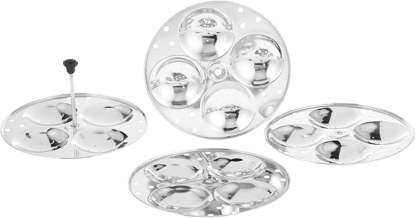 Soporte para maker de idli 4 niveles para cocinas multiusos de 5/6/8 cuartos
