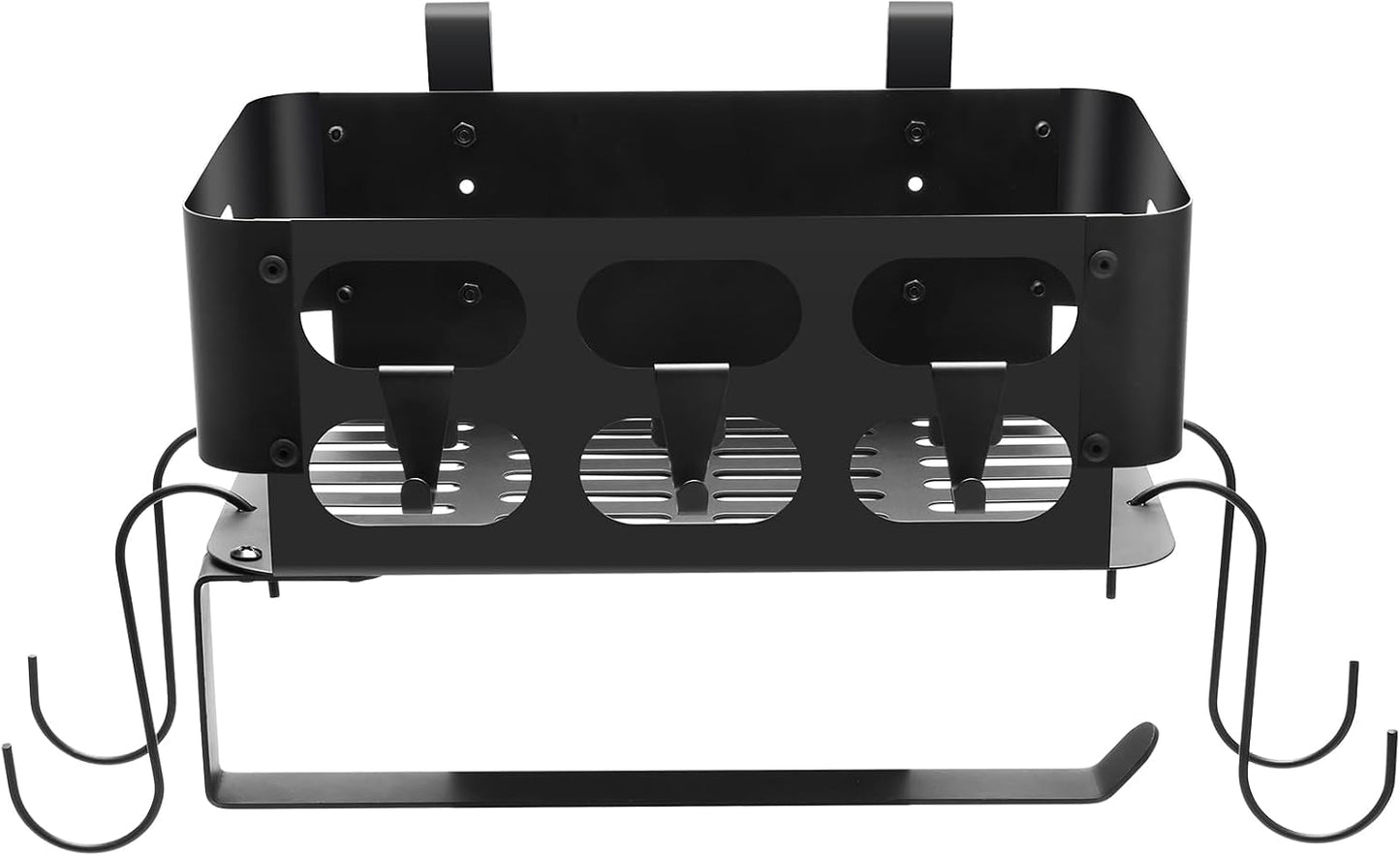 Contenedor aluminio parrilla Traeger 7 ganchos soporte toallas