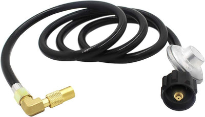 Regulador propano 5ft adaptador 90 grados parrilla Blackstone 17-22