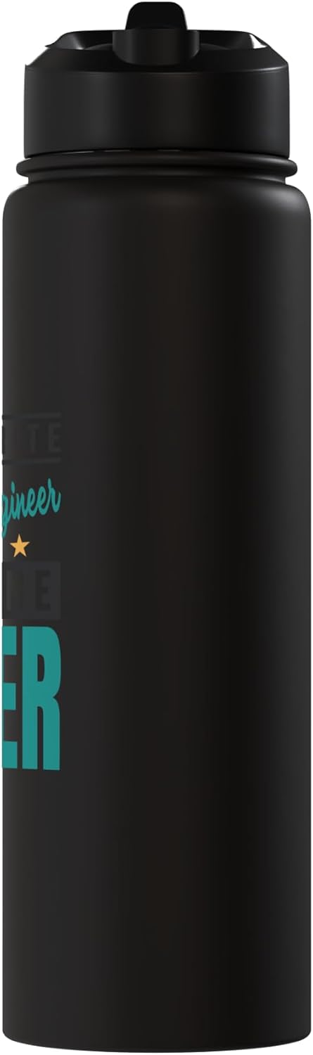 Botella de agua acero inoxidable aislada sin BPA
