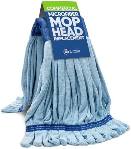 Repuesto trapeador microfibra azul 18oz para uso industrial