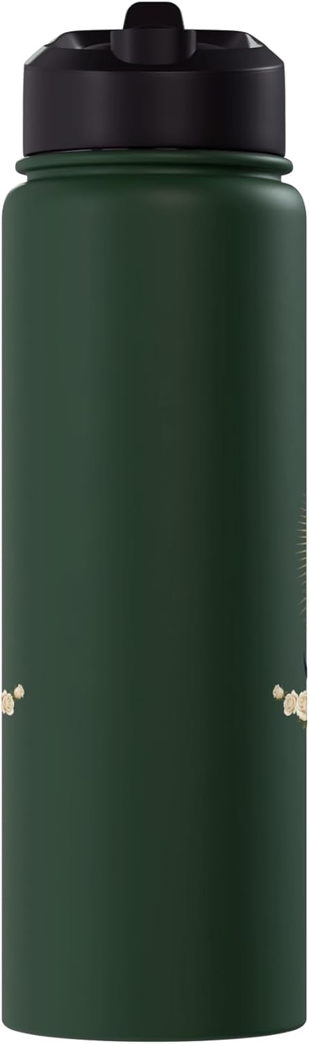 Botella agua acero inox aislada Virgen de Guadalupe