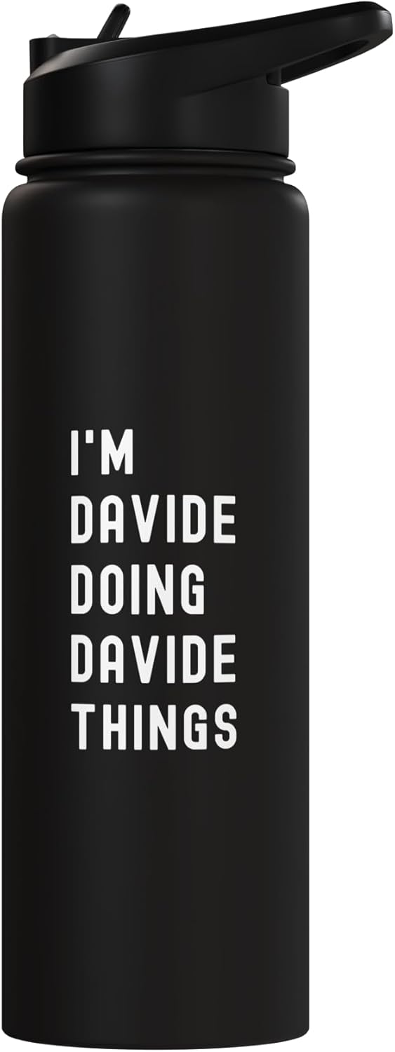 Botella de agua acero inoxidable aislada Davide Things