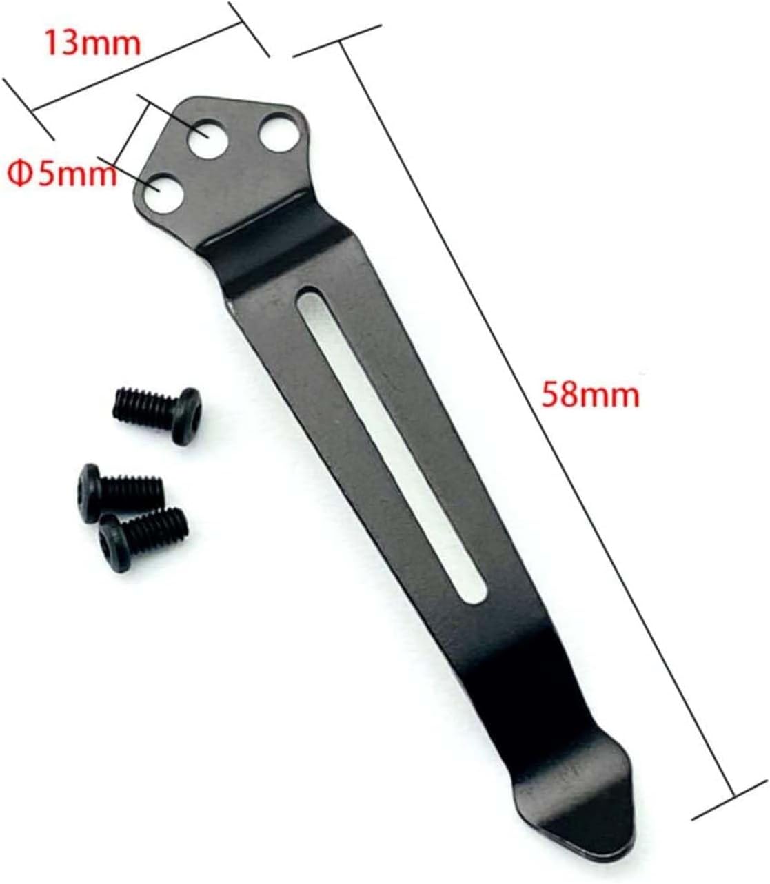 Repuesto clip cuchillo profundo negro comp Benchmade 535