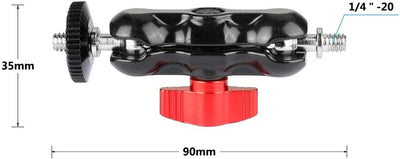 Brazo mágico universal doble bola rojo 2 Pzas