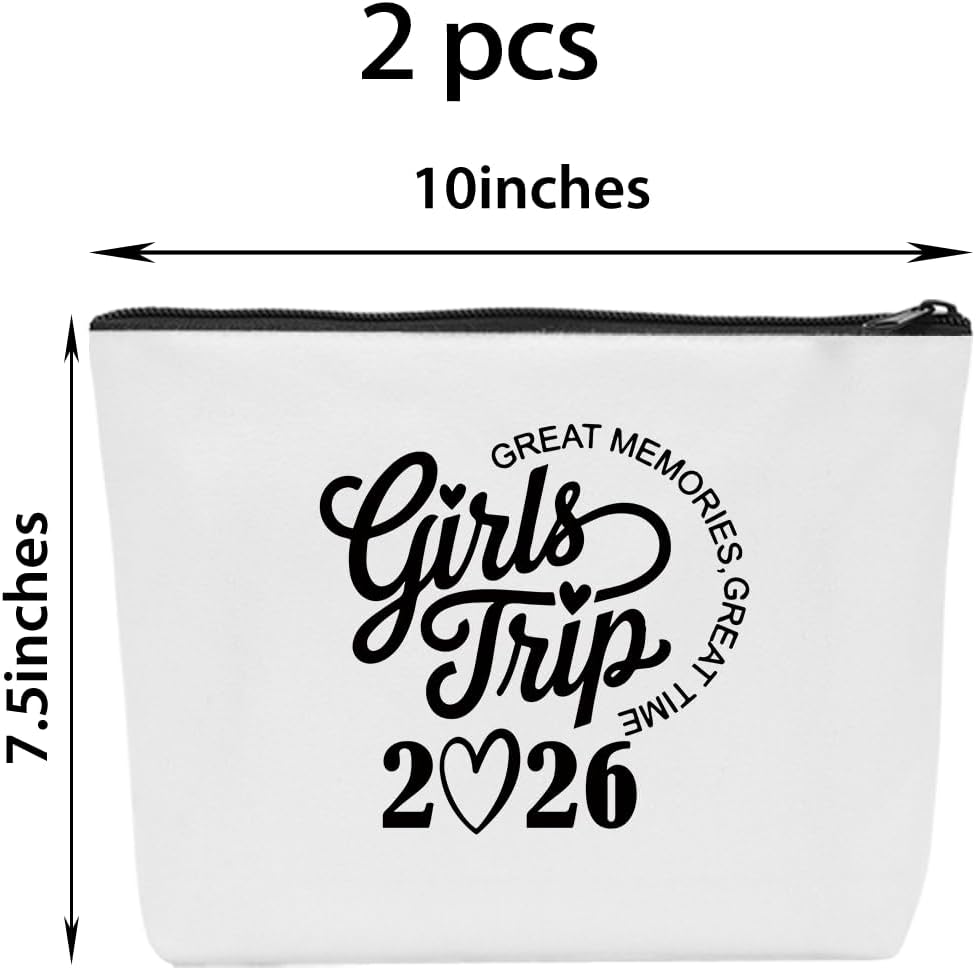 Bolsas maquillaje para viaje mujer 2 Pzas