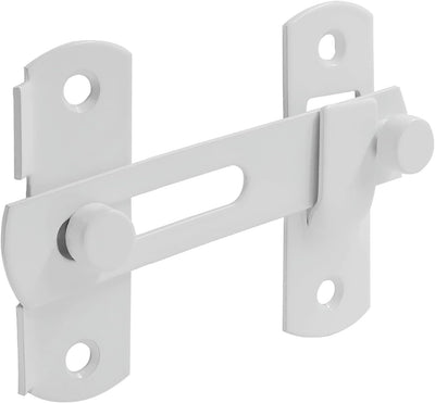 Pestillo puerta granero 3.93x2.75pulg cerradura acero inox blanco