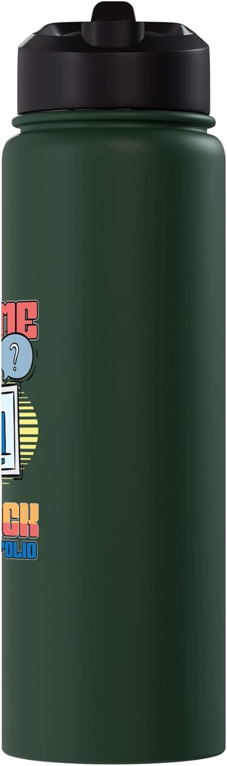 Botella agua acero inox aislada para inversionista