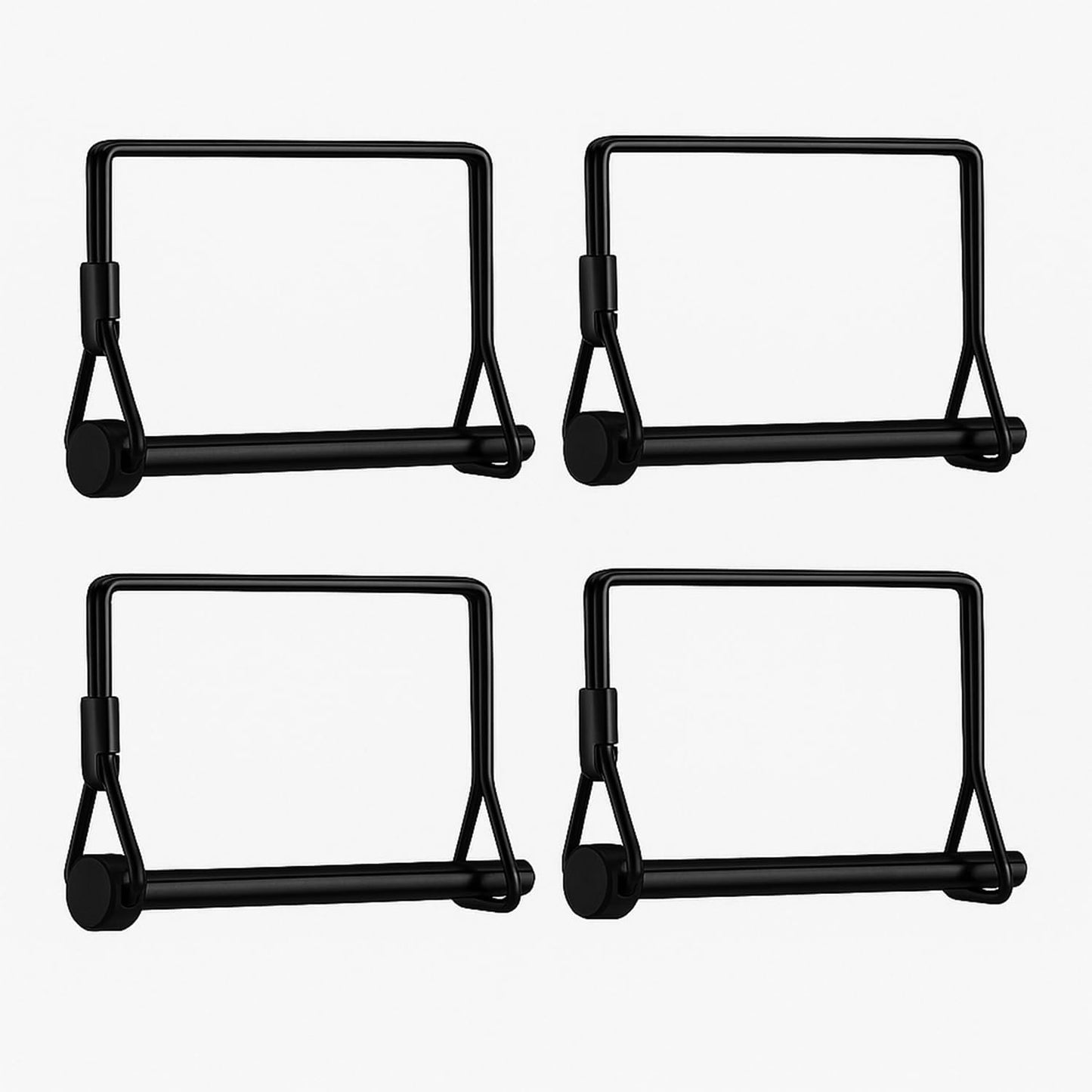 Pack 4 Pasadores Enganche Remolque 1/4x2-3/4 Acero Carbono