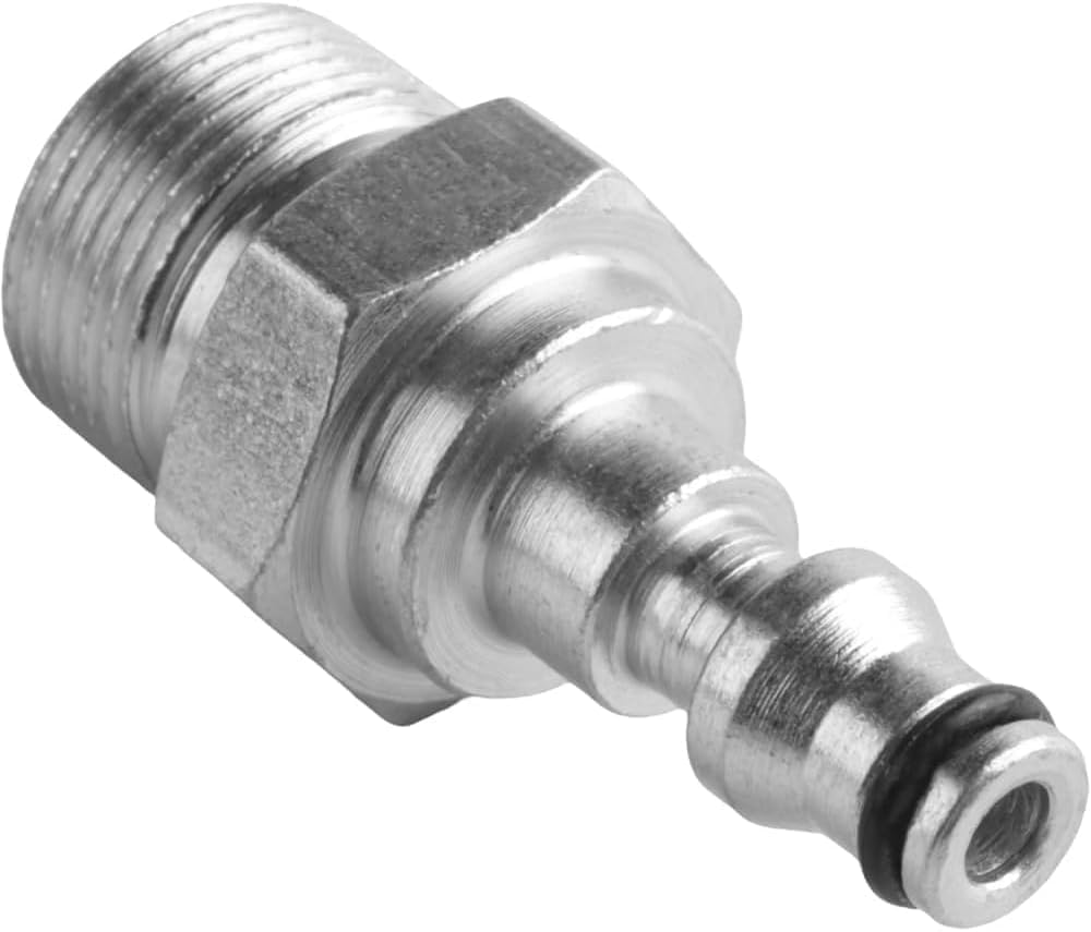 Adaptador conexión rápida para lavadora de presión M22 plata