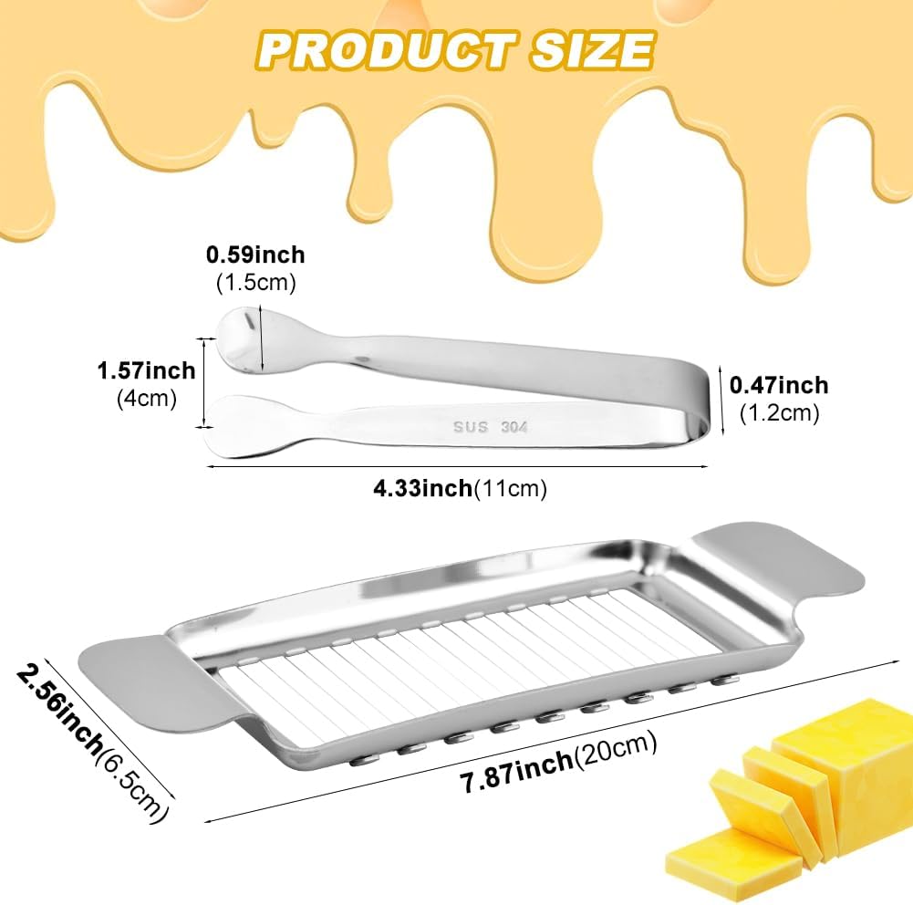 Cortador multiusos acero inox para queso mantequilla huevos