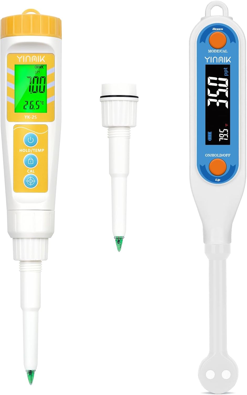 Kit medidor pH alimentos con sonda y probador sal