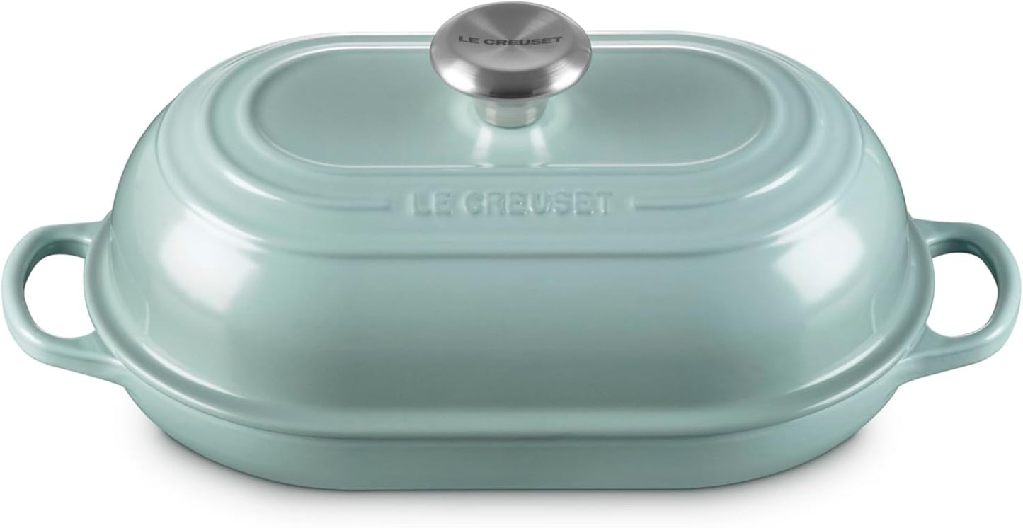 Horno de pan ovalado hierro fundido esmaltado 11.5pulg