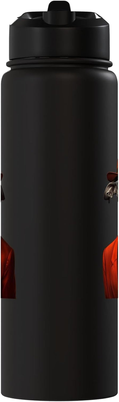Botella agua acero inox aislada para Whippet