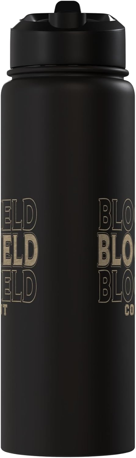 Botella agua acero inox aislada Bloomfield