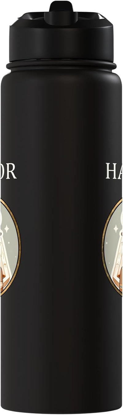 Botella de agua acero inoxidable Hathor diosa del amor y belleza egipcia
