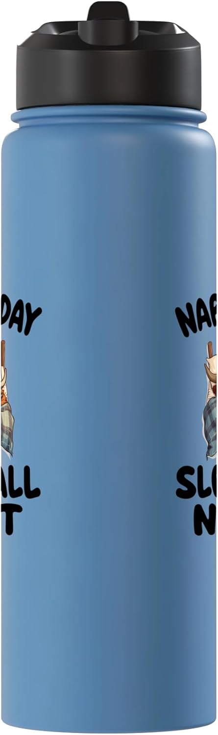 Botella agua acero inox aislada para dormir y beber