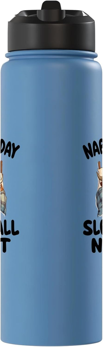 Botella agua acero inox aislada para dormir y beber
