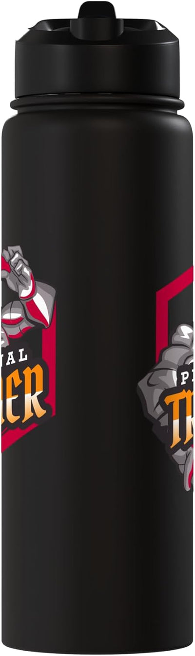 Botella de agua acero inoxidable aislada inspirada en Fantasy Warrior