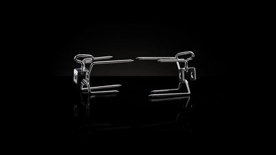 Set 2 tenedores asador varillas cuadradas hex