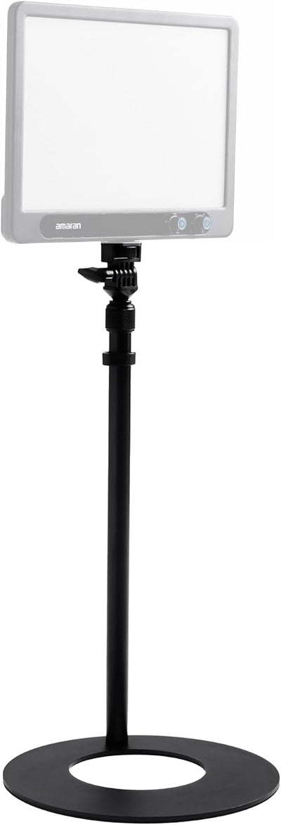 Soporte escritorio aluminio ajustable 1/4-20 pulg negro