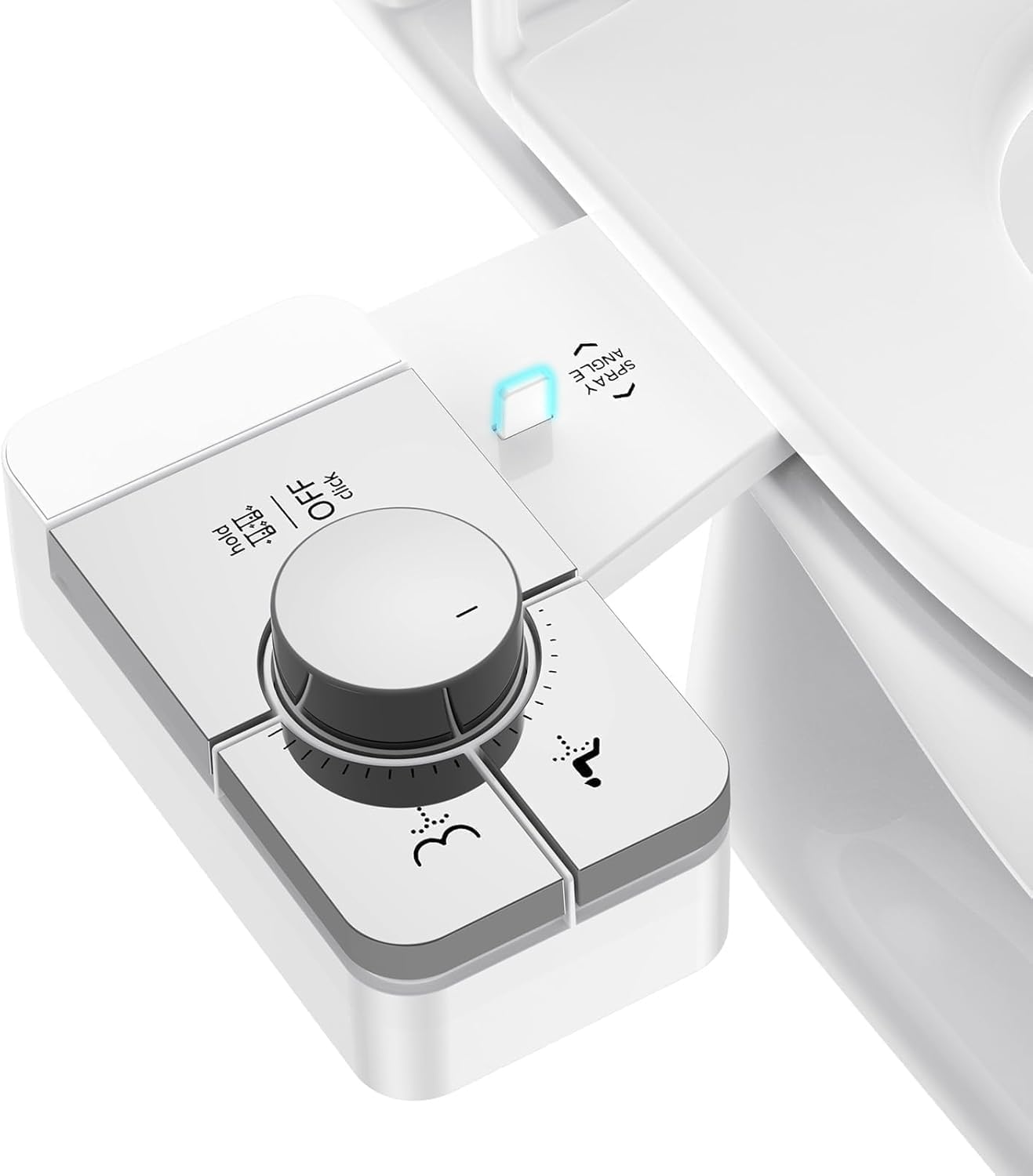 Accesorio bidet ajustable con boquilla doble