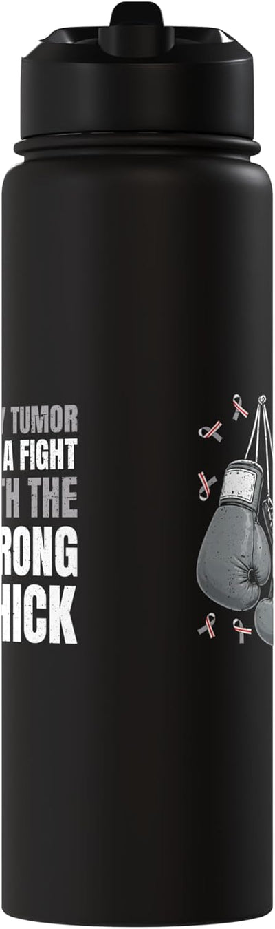 Botella de agua aislada acero inoxidable Pituitary Tumor Warrior