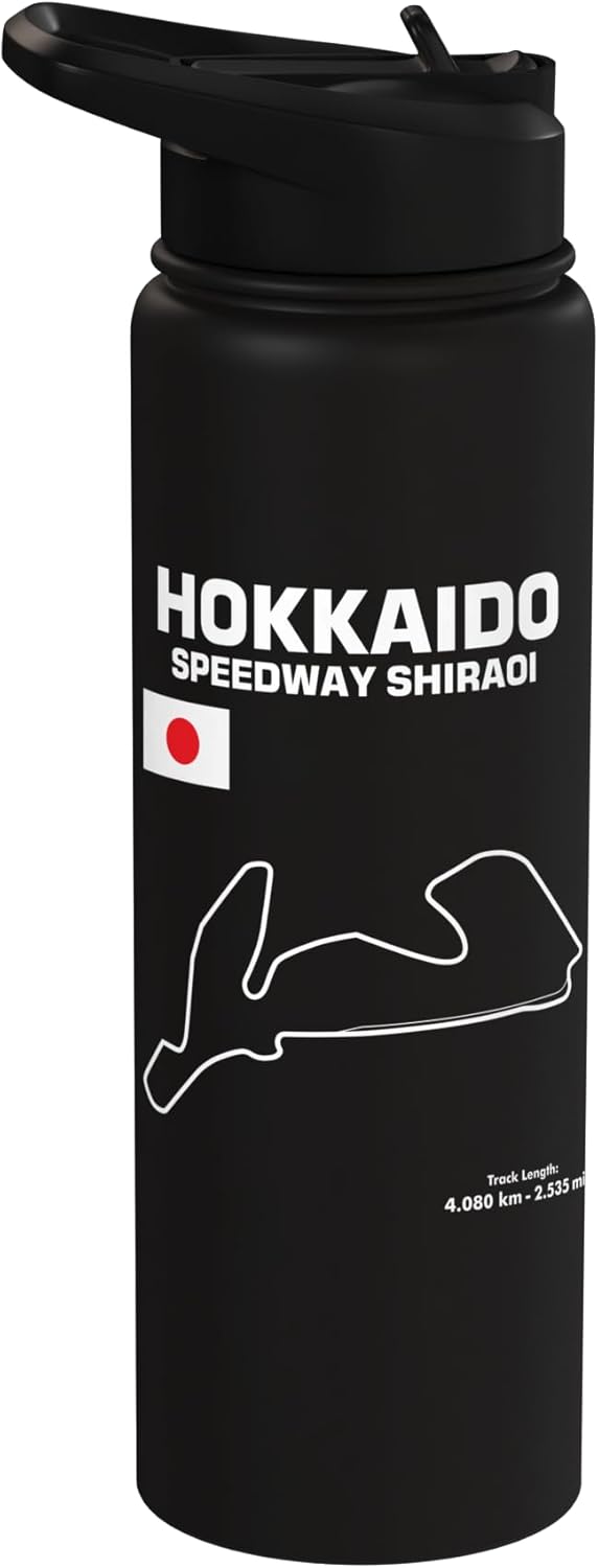 Botella agua acero inox aislada fans coches de carrera japoneses