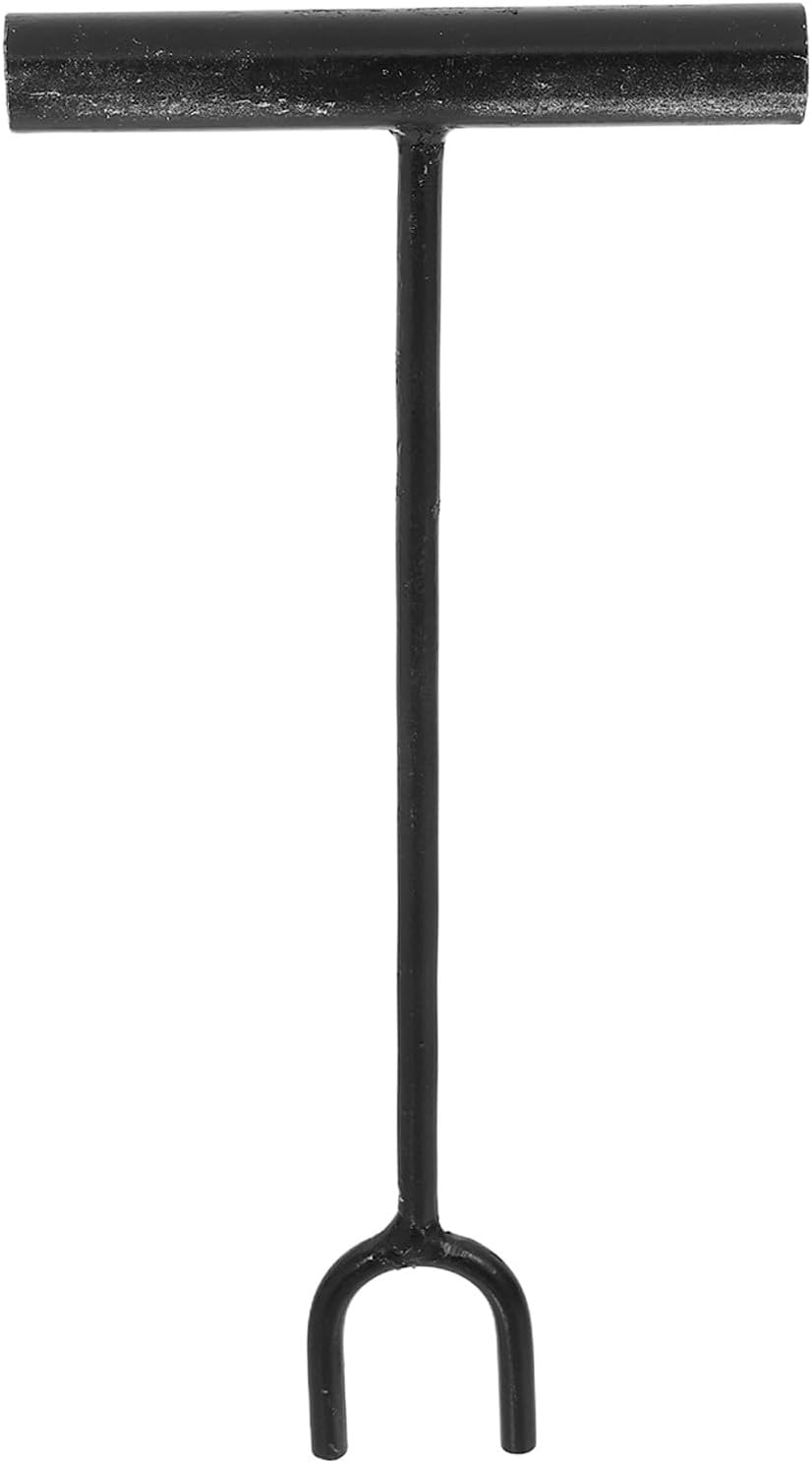 Llave válvula agua mango T hierro negro uso domestico
