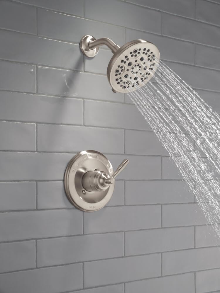 Juego grifo ducha 5 ajustes acero inox