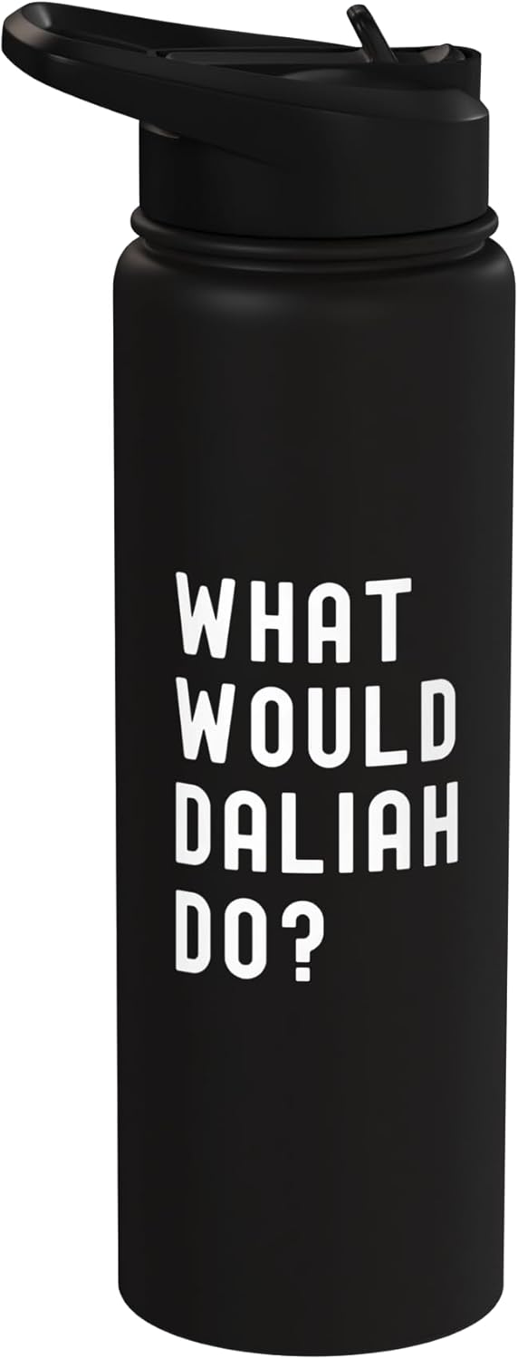 Botella agua acero inox aislada What Would Daliah Do