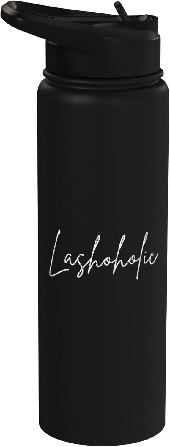 Botella de agua aislada de acero inoxidable Lash-o-holic