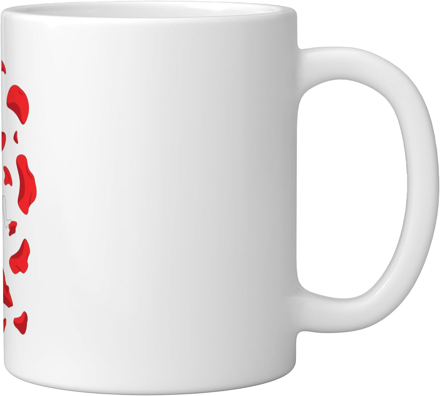 Taza cerámica para escalada Boulderer en blanco