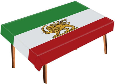 Mantel decorativo de bandera iraní 38x50 pulgadas