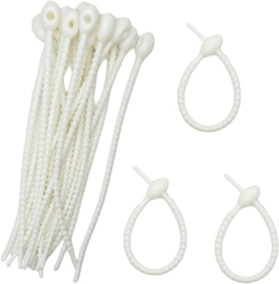 20 Bridas Silicona Autoblocantes Reutilizables 6pulg Color Pastel