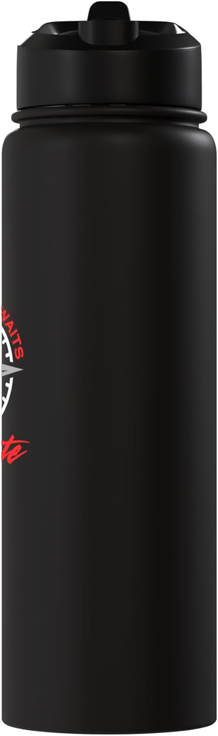 Botella de agua acero inoxidable aislada Upstate New York
