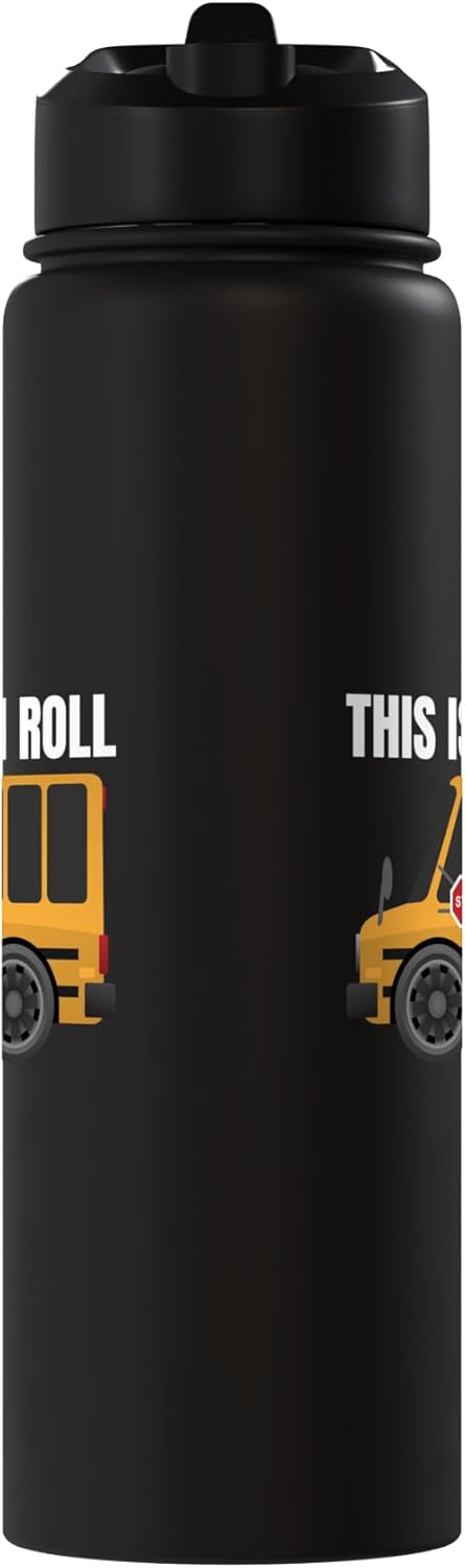 Botella de agua acero inoxidable para choferes y niños de autobús