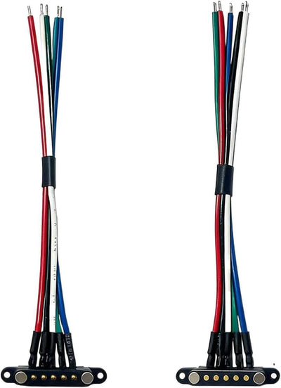 Conectores magnéticos Pogo Pin 2P-8P con cable 3.9pulg