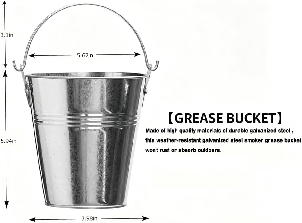 Repuesto cubo grasa Traeger Pro 22/34/575 resistente 5qt