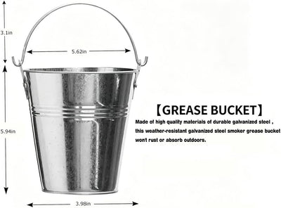 Repuesto cubo grasa Traeger Pro 22/34/575 resistente 5qt