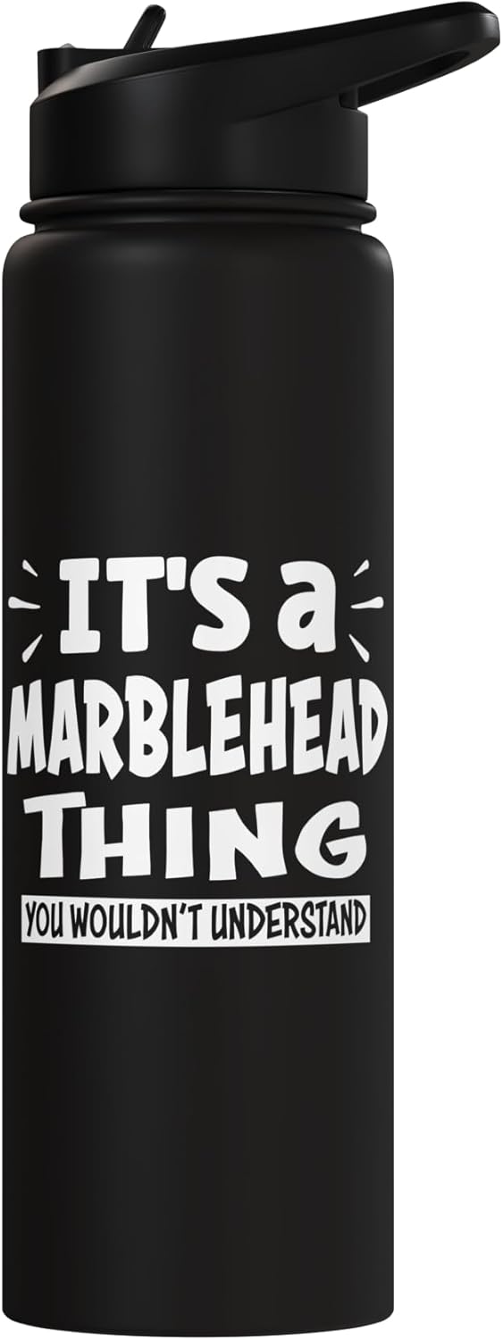 Botella de agua acero inoxidable Marblehead Lovers